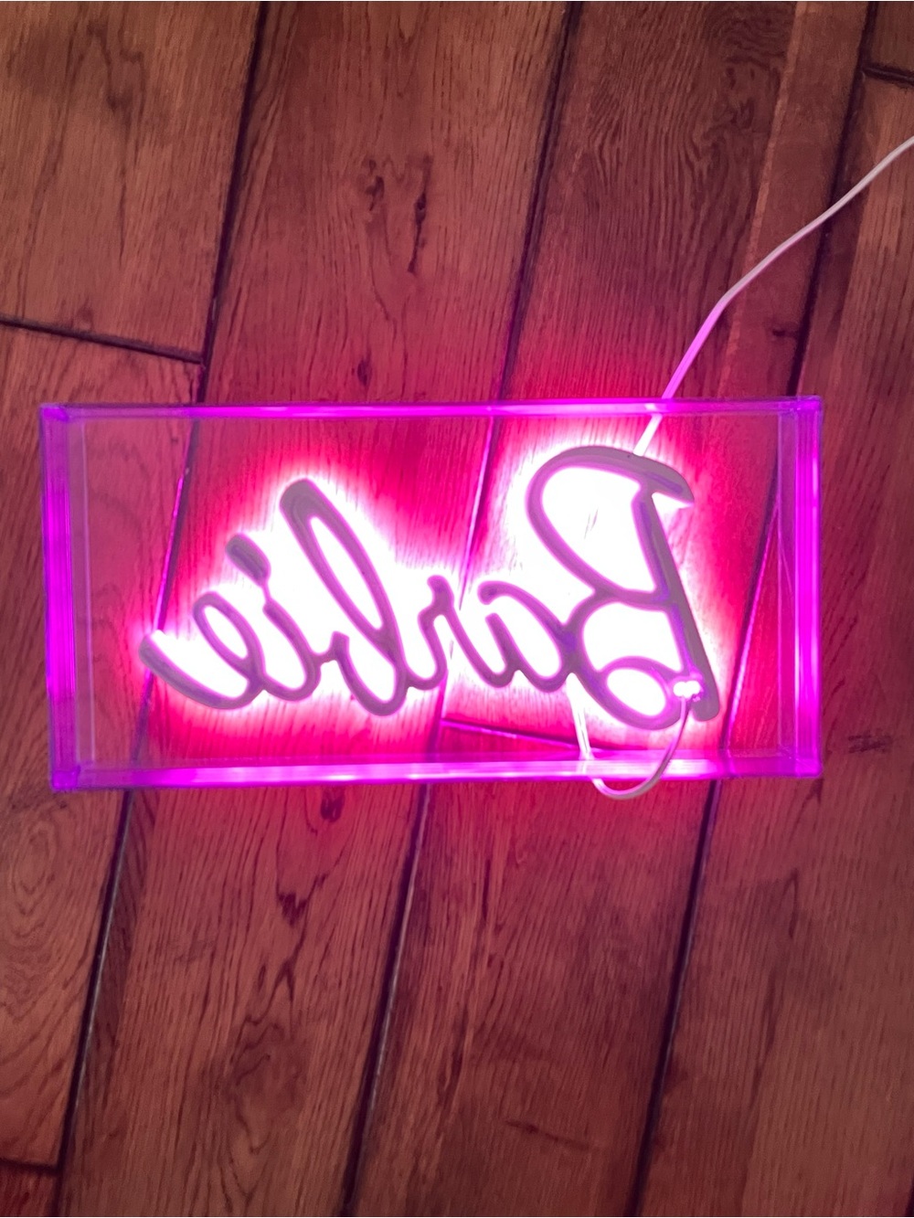 Barbie  LED White Script Light Sign - Picture 4 of 4